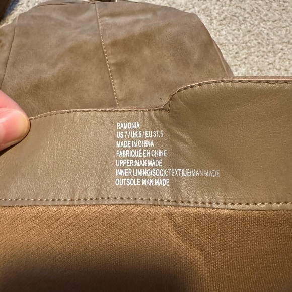 JustFab Brown Heeled Boots - Picture 5 of 6